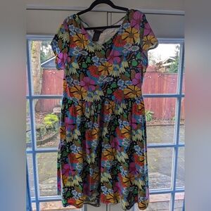 RARE Nooworks Lucy Dress In Cosmic Floral